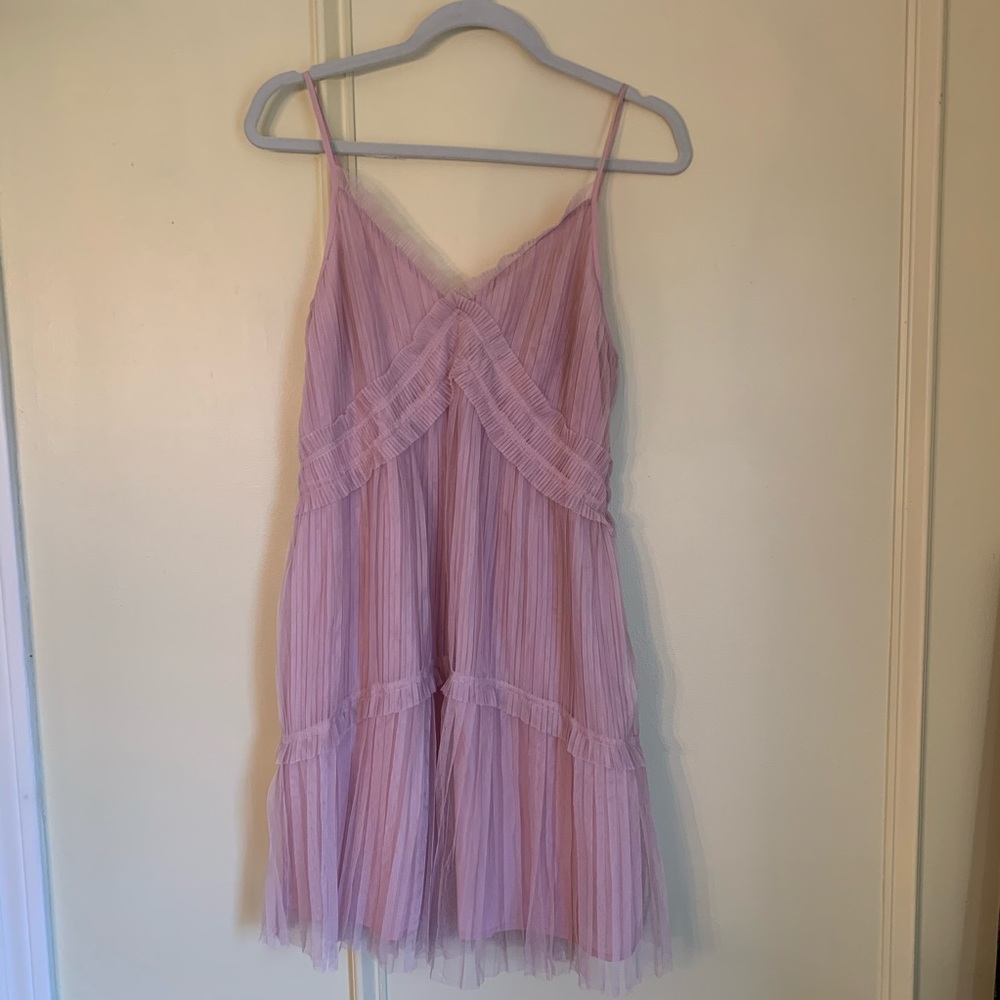 Topshop pink mini dress